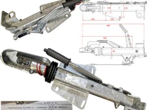 Auflaufeinrichtung WAP 15/15.1 bis 1500kg V-Deichsel