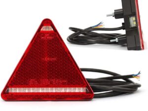 Rückleuchte LED WAS 3-Eck rechts 5-pol mit NSL+KZL