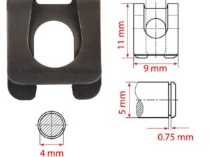 SL-Sicherung D:5mm Stahl phosphatiert