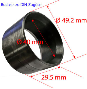 DIN-Zugösenbuchse AD=49.2mm ID=40mm H=29.5mm