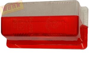 Ersatzglas zu Umrissleuchte VIGNAL PFE.88A rot/weiss