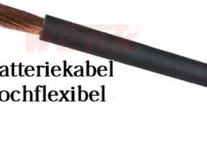 Batteriekabel/Anlasserkabel 50qmm schwarz hochflexibel