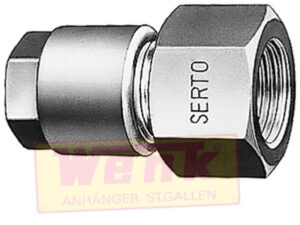 Aufschraubverschraubung mit Anschlussmuffe SERTO
