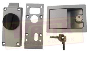 Caravan-Schloss 3-tlg. runder Innengriff 100x70mm