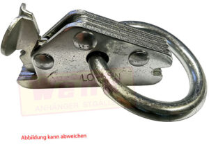 Beschlag mit Ring für Kombi-Zurrschiene