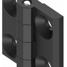 Scharnier 50x50mm schwarz pulverbeschichtet