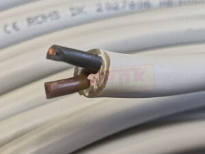 TT-Kabel Eca 2x1.5qmm schwarz braun