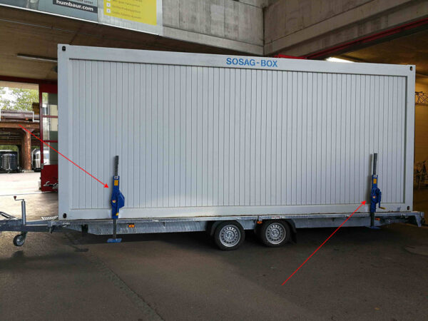 Containerwinde Hubkraft:3000kg Hub:900mm DIN 7355