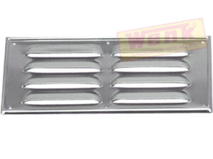 Kiemenblech/Lüftungsgitter 255x115mm Alu eloxiert