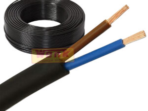 TD-Apparatekabel 2x1.5qmm LN schwarz H05 VV-F