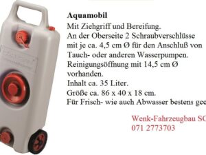 Aquamobil 35 Liter LxBxH: 86x40x18 cm