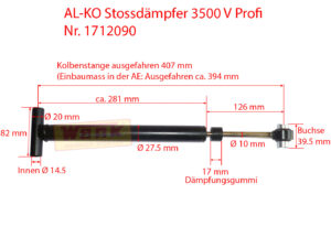 Deichselstossdämpfer ALKO 3500 V Profi