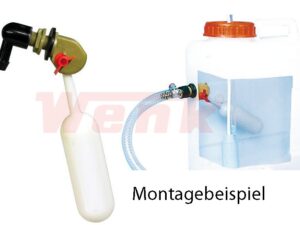 Wasserschwimmerventil f Kanister ab Leitungsnetz