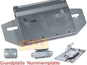 Wechselrahmenhalter-Nummerhalteplatte SCHNAPP