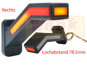 Umrissleuchte LED WAS-W168.6DD rechts