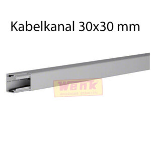 Kabelkanal grau BxH:30x30mm Kunststoff