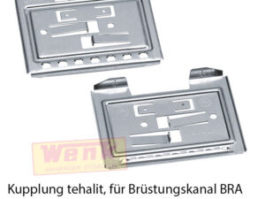 Kupplung für Brüstungskanal BRA