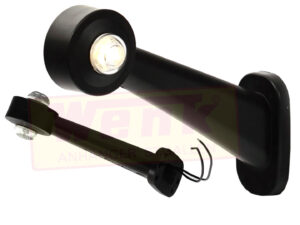 Umrissleuchte LED WAS-W21.3 links mit Halter 12-24V IP 66/68