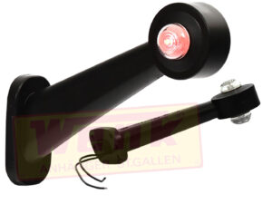 Umrissleuchte LED WAS-W21.3 rechts mit Halter 12-24V IP 66/68