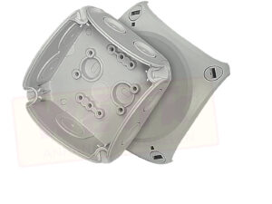 Abzweigdose AP HENSEL IP66 93x93x62mm grau Kunststoff