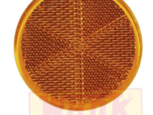 Rückstrahler gelb 60mm selbstklebend