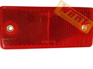 Rückstrahler rot 90x40mm 2-Loch