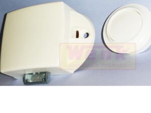 Druckschloss PUSHLOCK weiss für Holzstärke 16-19mm