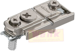 Montageplatte Blum CLIP gerade 175H5400 Spax Zink