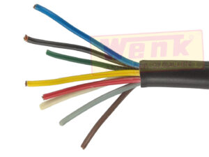 Kabel 8-polig Querschnitt:7x1.0+1x1.5qmm