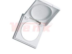 Abdeckrahmen mit Klappdeckel flach