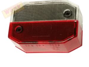 Ersatzglas FLEXIPOINT-1 rot/weiss zu Umrissleuchte