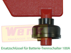 Ersatzschlüssel zu 100A Batterie-Trennschalter