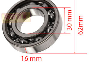 Kegelrollenlager FAG-6206 30x62x16mm