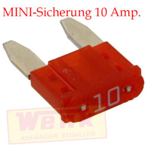 MINI-Sicherung 10 Amp. rot