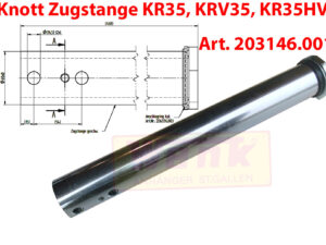 Zugstange KNOTT KFG35 KR35 KRV35 AD:60mm L:460mm
