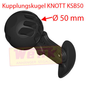 Safetyball KNOTT KSB50 Diebstahlsicherung Kupplungskugel