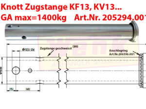 Zugstange KNOTT KF13 KV13