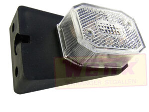 Positionsleuchte FLEXIPOINT 1 weiss mit Halter