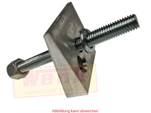 Verschraubung-Stütze 15-Grad zum glasstütze