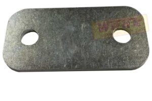Grundplatte verzinkt zu Drehstangenverschlussrohrhalter