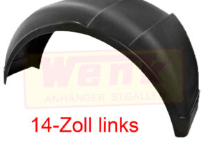 Kotflügel HUMBAUR neutral 14-Zoll links 790x210x350mm