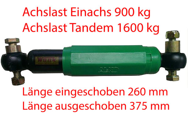 Radstossdämpfer ALKO grün 900/1600kg