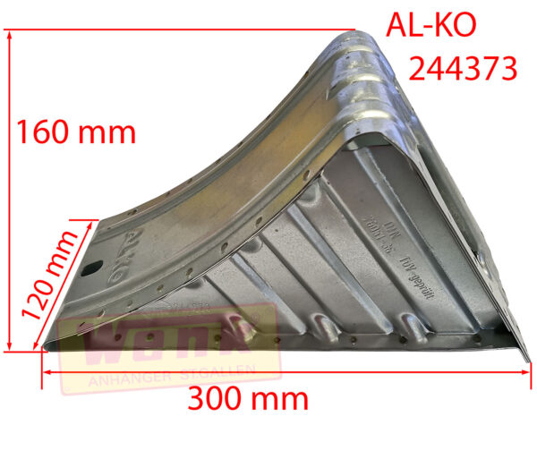 Radkeil ALKO UK36 verzinkt 300x120x160mm