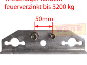 Widerlager ALKO für Tandemwaage