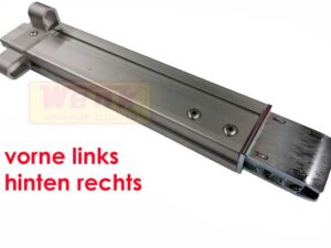 Eckrunge Alu 350mm vorne links/hinten rechts