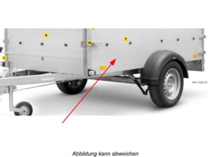 Alu-Bordwandaufsatz 300mm Startrailer .2513