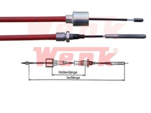Bremsseil ALKO 770/980mm Glocke Id:24mm Gewinde M8