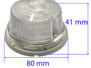 Positionsleuchte HELLA weiss 80x41mm 12/24V