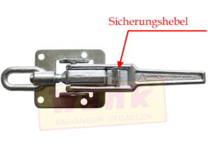 Excenterverschluss 4-Loch mit Sicherungstaste + Spannöse