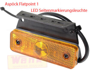 Seitenmarkierleuchte LED FLATPOINT-1 12V